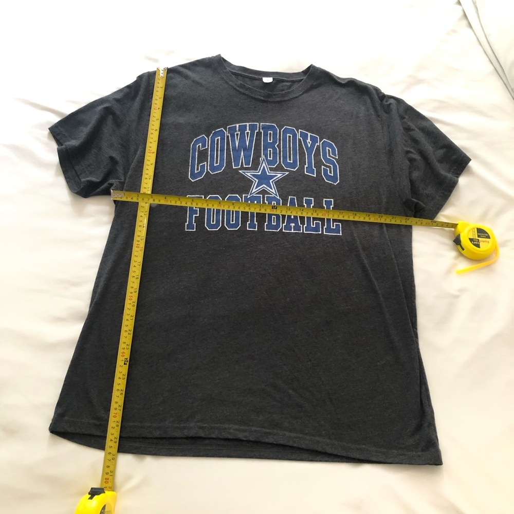 Men’s Grey Dallas Cowboys NFL Football Graphic T-Shirt XXL Short Sleeve - Picture 2 of 6